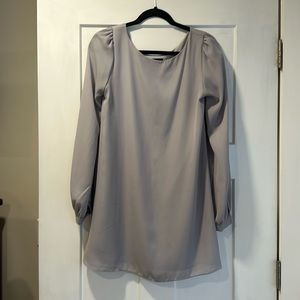 Lulus grey long sleeve dress